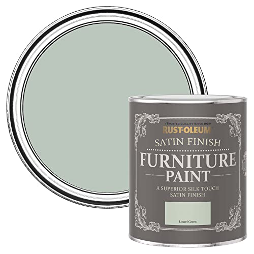 Rust-Oleum Green Furniture Paint in Satin Finish - Laurel Green 750ml