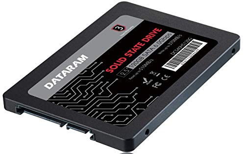 Dataram 2.5" SSD, 6.0 Gbps SATAIII Solid State Drive High Speed Read & Write (120GB)