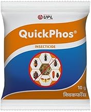 NEW Quickphos Pouch Fumigant Bags | Grain Storage Pest Control | Protects Wheat, Rice, Pulses & Seeds from Weevils, Borers & Moths (10gm x10 Pouch, Quickphos Pouch)