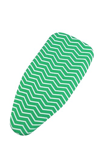 Jata HFUN8014 - Funda para Tabla de Planchar de 75 x 34 cm, Algodón 100%, Muletón de Felpa 5 mm, Facilita el Planchado, Acolchada y fácil de Colocar