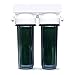LiquaGen Add On Dual Reverse Osmosis Deionization (DI) Canister | Convert an RO to an RODI | for 0 TDS Water | Water Purification Filter for Aquariums, Fish Tanks, Coral Reefs and Gardening