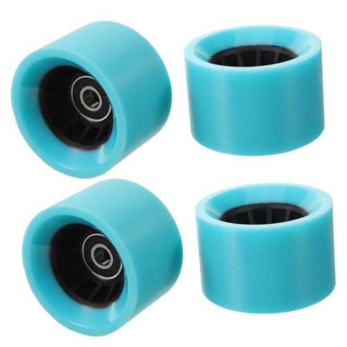 BRIGHTFUFU Roller Skates Wheels Replacement Fashionable 95a Pu Tire Skating Wheels Decorative Design for Boys and Girls Adults
