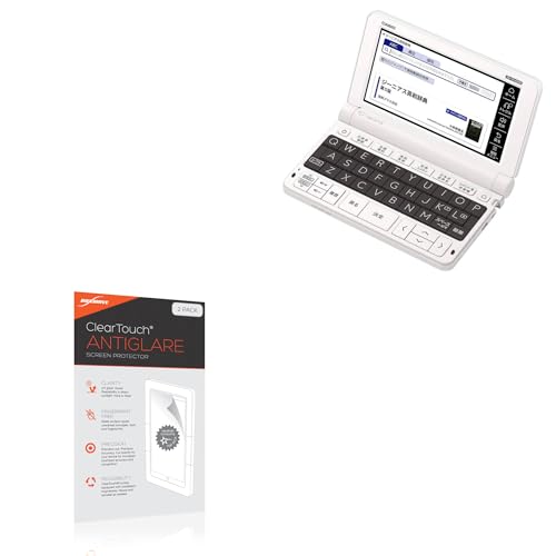 BoxWave Screen Protector Compatible with Casio XD-SV4000 - ClearTouch Anti-Glare (2-Pack), Anti-Fingerprint Matte Film Skin