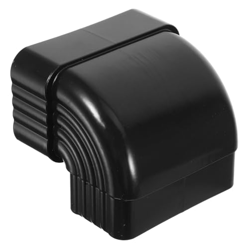 WHAMVOX 1 Pc Downspout Gutter Elbow 2x3-90 Degree Gutter Connector Roofing Rainwater Drainage 90° Elbow Downspout Extension Black