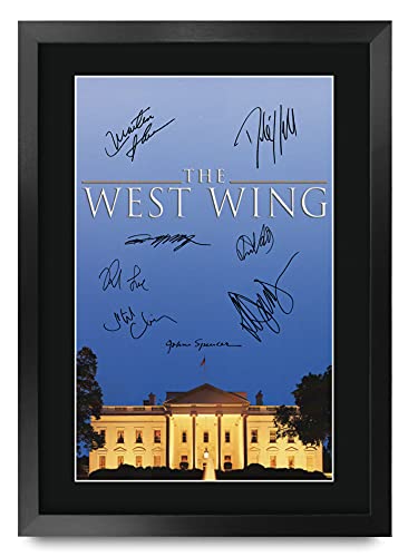 HWC Trading Westwing Martin Sheen 16 x 12 inch Framed Gifts Printed Signed Autograph Picture for TV Memorabilia Fans - 16" x 12" Framed