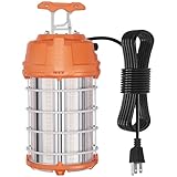 VEVOR LED Temporary Work Light, 150W, 20000lm Construction Lights, 5000K Portable Super Bright & Waterproof & Connected Up to 6 lights, Hanging Job Site Lighting for Indoor and Outdoor Lighting UL