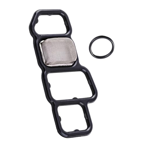 Image of Head Cylinder Solenoid Valve Gasket Set - 15826RNAA01 91319PAAA01 917174 0115600 SVF102 - Fits Honda Acura Accord CR-V HR-V ILX 2006-2021 Porsche /Cayenne 1.8L 2.0L 4.5L - VTEC Filter Spool Valve