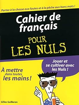 Paperback Cahier de français pour les nuls [French] Book