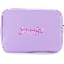 Personalized Nylon Makeup Bag, Large Capacity Makeup Bag for Women Cosmetic Pouch for Women Make up Pouch XL