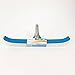 Pool Style PS404 Wall Brush, 18"/45cm Nylon White Bristles with Alumium Handle