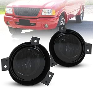 AUTOWIKI Fog Lights Fit for 2001 2002 2003 Ford Ranger 2PCS OEM Replacement Fog Lamps With Smoke Lens