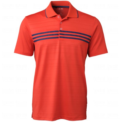adidas Golf Men's Puremotion Climacool 3-Stripes Chest Polo