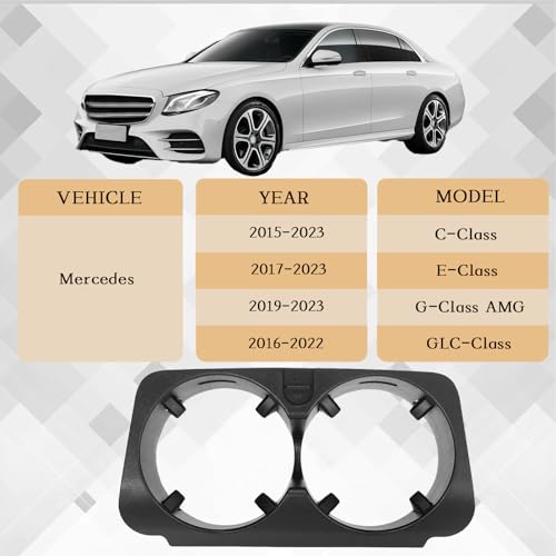 Portavasos doble para consola central Mercedes-Benz miniatura 7