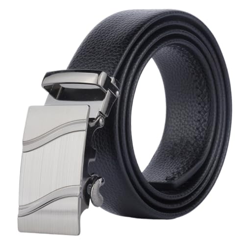 JSEIAJB Automatic Buckle Men's Belt Men's Casual Belt Wear-resistant Belt