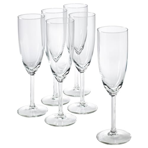 IKEA SVALKA - Copa de champán, 21 cl, cristal transparente
