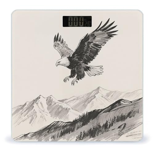 Báscula de baño digital Soaring Eagle con pantalla LED miniatura 1