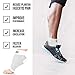 Go2 Arch Compression Support Sleeves for Ankle Heel Spur Relief, Gout, Neuropathy, Sports Injury, Men & Women Relief Socks (Solid White, Medium)