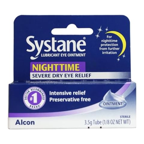 Systane Nighttime Lubricant Eye Ointment 3.5g Tube Cover