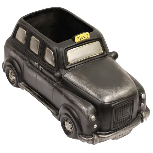 Betley Butterfly London Taxi Resin Planters - Vehicle Vintage Car Taxi Planter for Flower and Plants - Indoor Outdoor Garden Decor