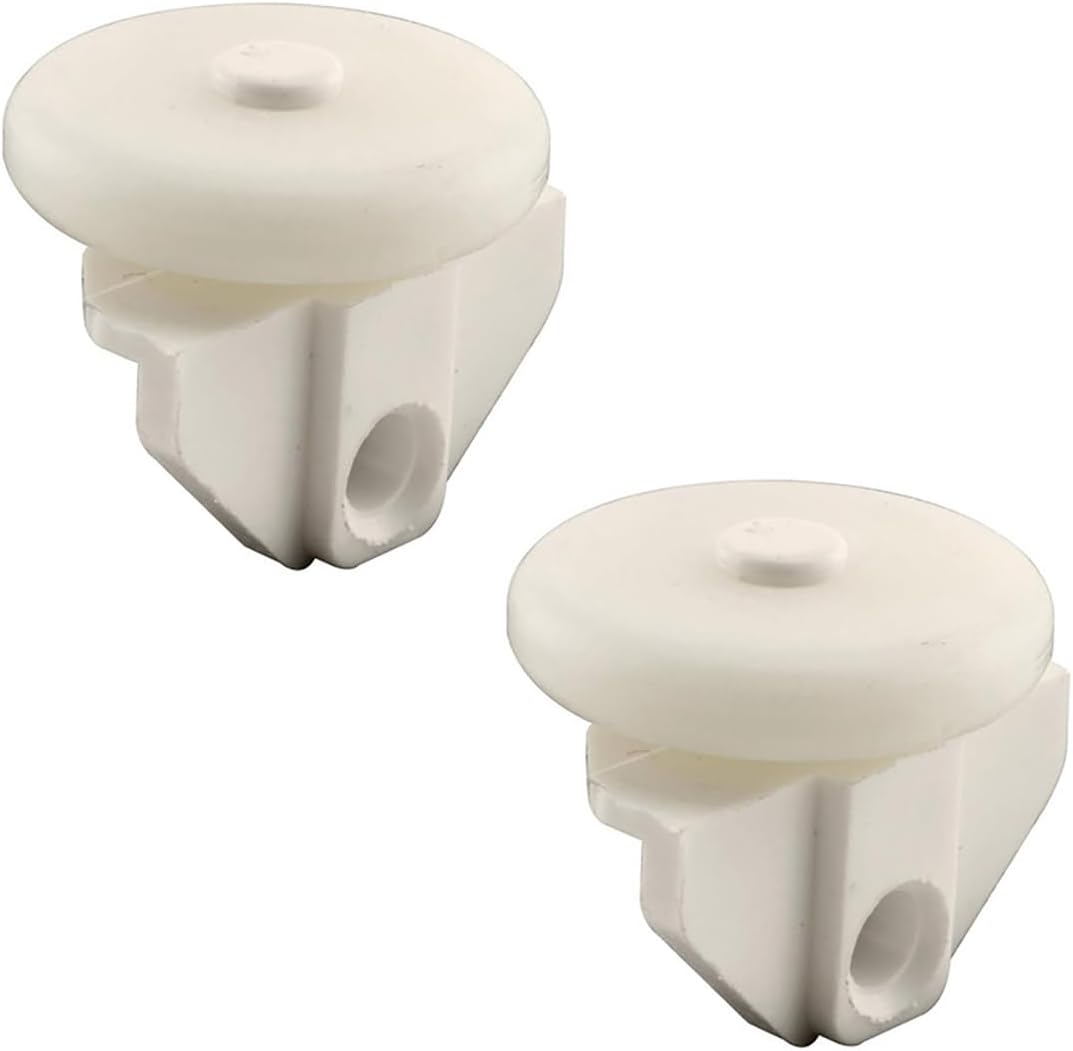 15/16" Oval Edge Nylon Roller With Nylon Bracket for Tub Master Folding Shower Doors- Package