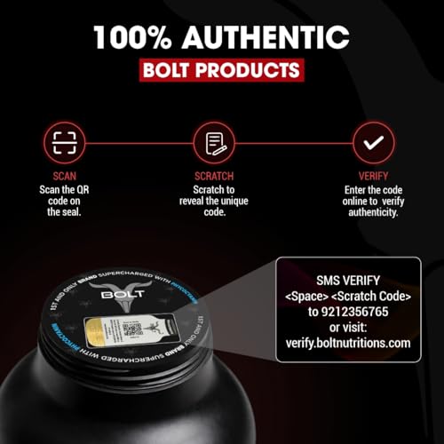 Image of Bolt 100% Whey Protein Powder| 25g Protein Per Scoop, 6G BCAA |Unflavoured | 27 Servings | 2lb,907G| Muscle Recovery | Lean Muscle Support | Low Carb | Fast Absorption |Gluten-Free | Easy to Digest