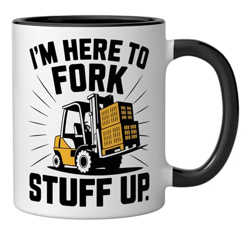 Taza de cerámica 11 oz para conductor de montacargas miniatura 2