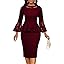 Burgundy/Lace