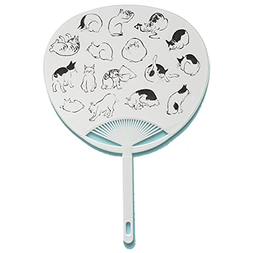 puikko うちわ 歌川広重 「浮世画譜」猫