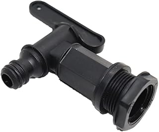 Joliy 3/4-Zoll-Gewinde Kunststoff IBC Tankhahn Adapter Anschluss Garten Bewässerungsanschluss Ventilschlauch Schalterarmat...