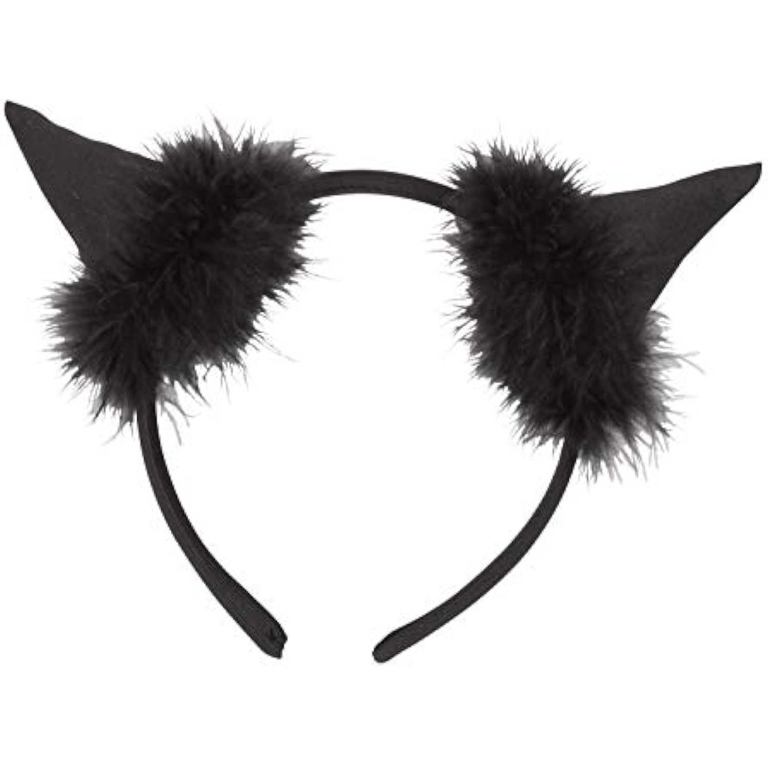 クリアストーン(Clearstone) コスプレ ハロウィン フワフワデビルイヤー ユニセックス ブラック 詳細画像2