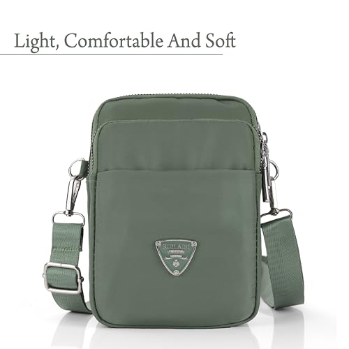 Image of J I Women's Small Cross-Body Phone Bag Stylish Mobile Cell Phone Holder Pocket Purse Wallet Sling Bag Mini Shoulder Bags