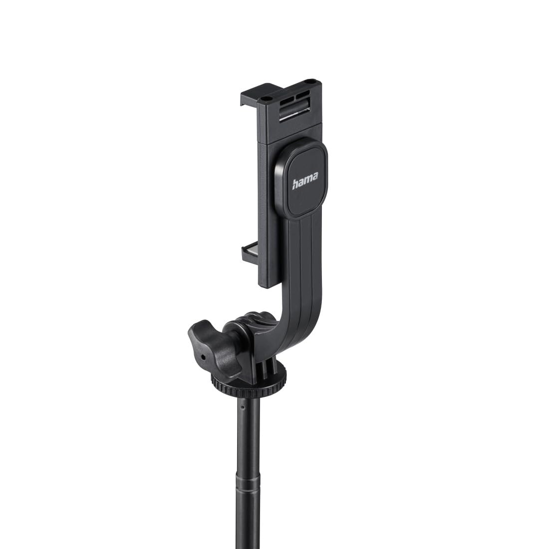 Hama selfkie stick (kij do zdjęć, kompaktowy, statyw, monopod, teleskopowy drążek, maks. 170 cm, Bluetooth) czarny