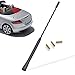 Price comparison product image Car Aerial, Universal Car Radio Antenna, 9 inch Car Roof Aerial Mast, Antenna Roof Screw, Replacement AM/FM Aerial Mast, Replacement Auto Radio Aerial Mast with 5mm 6mm Adapter