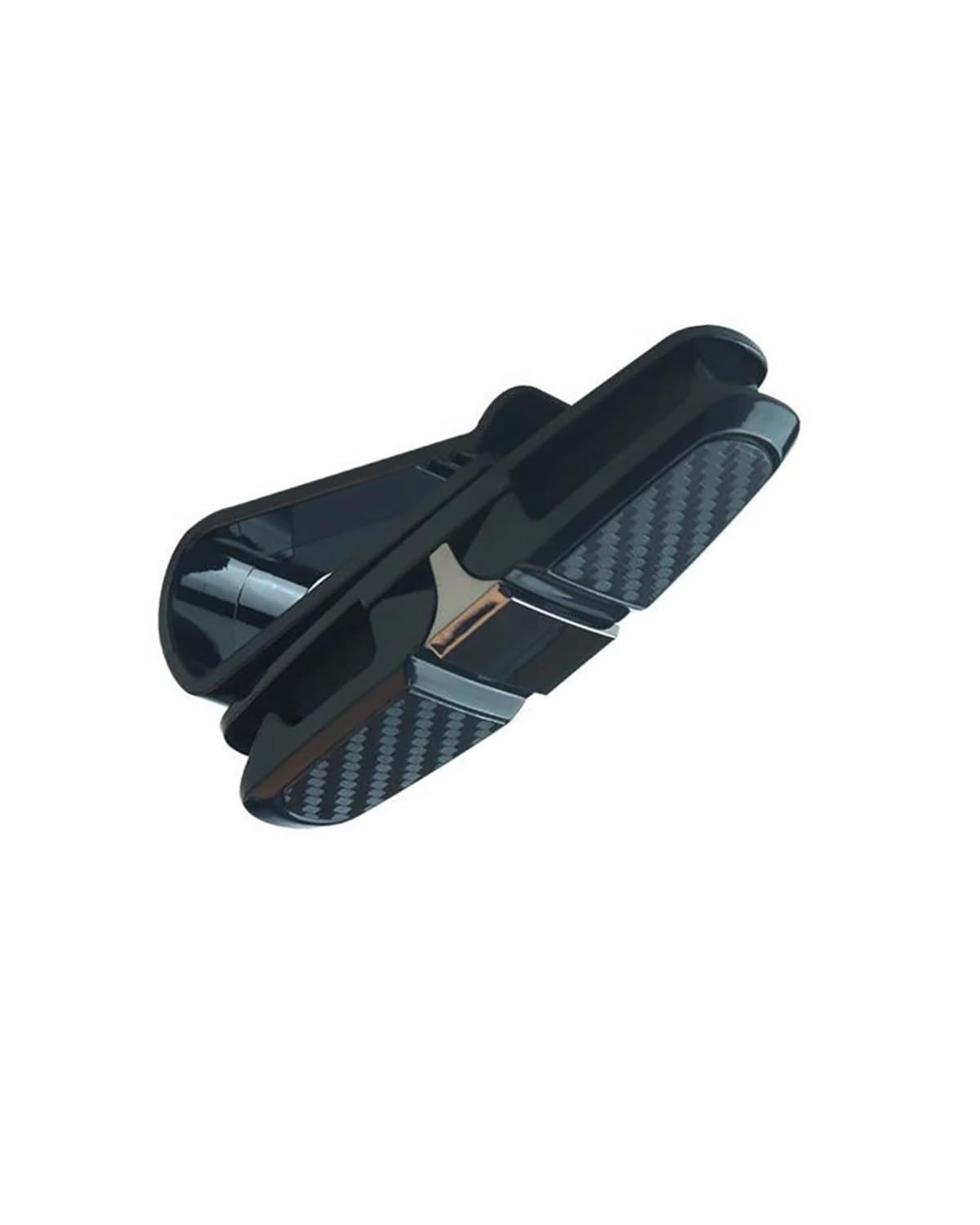 Portaocchiali da Sole da 2 Pezzi per Auto, Montatura per Occhiali, Supporto per Visiera, portaocchiali da Sole, portaocchiali da Sole Portatili, Clip in Cristallo, Decorazione per Auto (Argento)