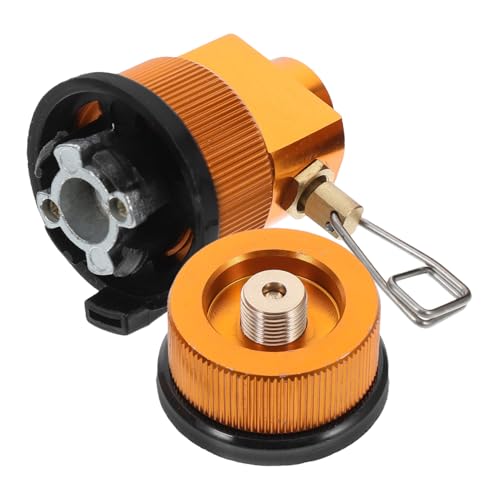 DECHOUS 1Set Outdoor Gas Tank Adapter for Propane Canister Refill Multi Use Conversion Valve for Camping Stove Heater Adapter Kit for Backpacking and Hiking