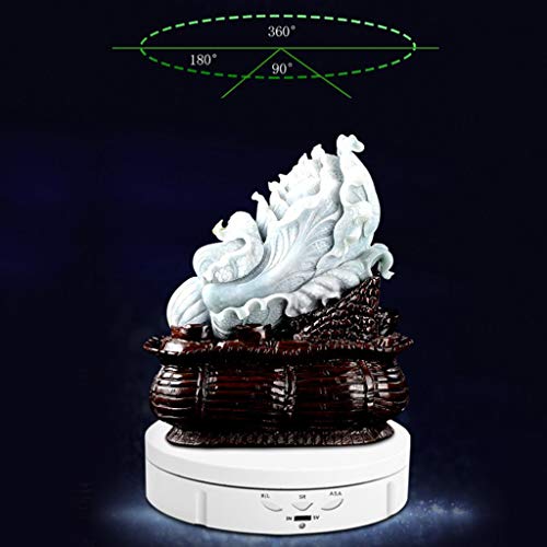 #N/A Plataforma giratória elétrica de 360 graus para fotografia, capacidade 10kg, plataforma giratór