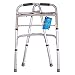 Carex Dual Paddle Folding Walker, Adult