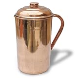 DakshCraft Lid Copper Pitcher Jug