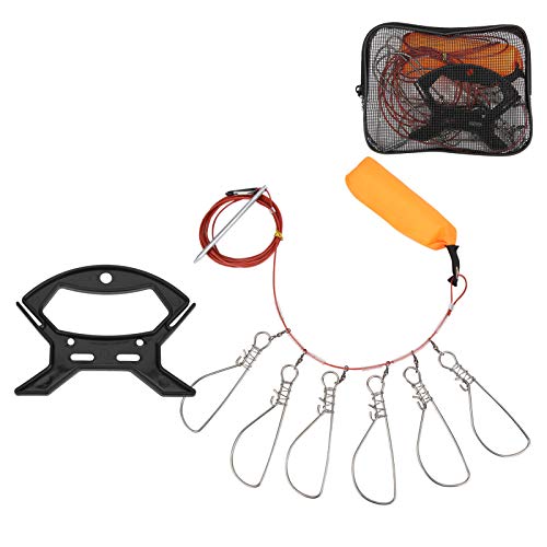 Trava de pesca de aço inoxidável, corda de peixe vivo, pesca de água doce para os amantes de pesca