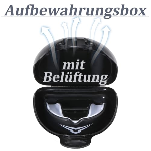 Jiaanle Zahnschutz für Kinder 6-10 Jahre（2er Pack）- Mundschutz für Hockey, Kickbox, Boxen, Kampfsport Eishockey, CE