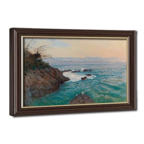Impression sur toile Nervi par Alfred Zoff cadre suspendu 20x30 cm