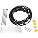 FE37190 Complete Rear AC Line Set Flexible A/C Barrier Hose Fittings Kit Fit For 2011-2016 Ford Explorer, For 2013-2019 Ford Flex & For Lincoln MKT, Repair Air Conditioner Lines Leaking