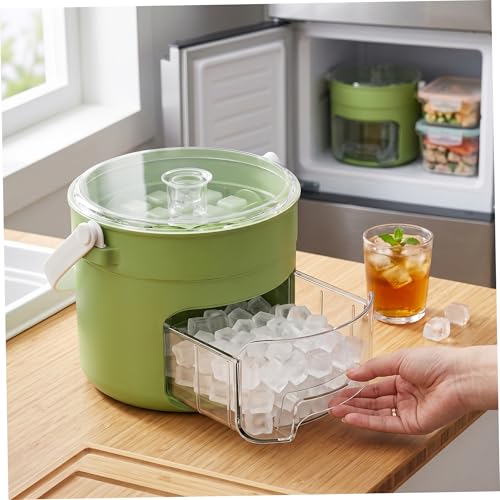 Hielera para freezer con 25 cubos y tapa, color verde miniatura 5
