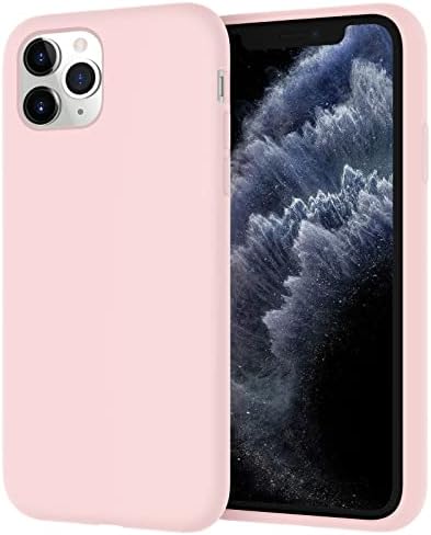 JETech Silicone Case for iPhone 11 Pro Max 6.5-Inch, Silky-Soft Touch Full-Body Protective Phone Case, Shockproof Cover with Microfiber Lining (Black)
