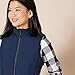 Amazon Essentials Women's Mid-Weight Puffer Vest, Navy, Small