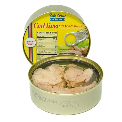Icelandic Canned Cod Liver in Oil, 7.1 oz Wild Caught