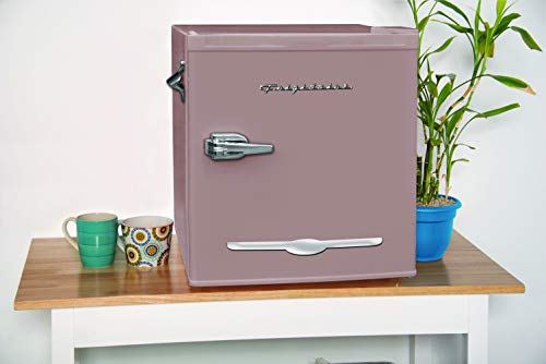 Frigidaire Coral Efr176- Amz Retro Mini Refrigerator-Energy Saving-Adjustable Thermostat Control-Side Mounted Bottle Opener-Ideal For For Dorm, Office, Rv, Garage, Apartment 1.6 Cubic Feet #TOP2
