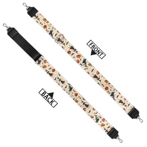 Image of Jeiento Wide Purse Strap Wide Shoulder Strap Adjustable Replacement Belt Soft Guitar Shoulder Straps for Women Girls Gifts