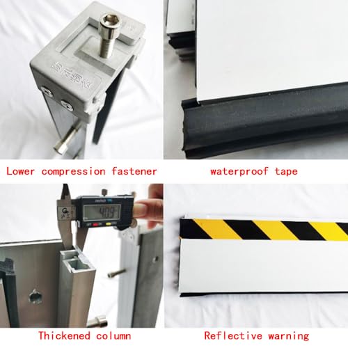 Barrage temporaire anti-inondation en aluminium de 150 cm réutilisable - 6
