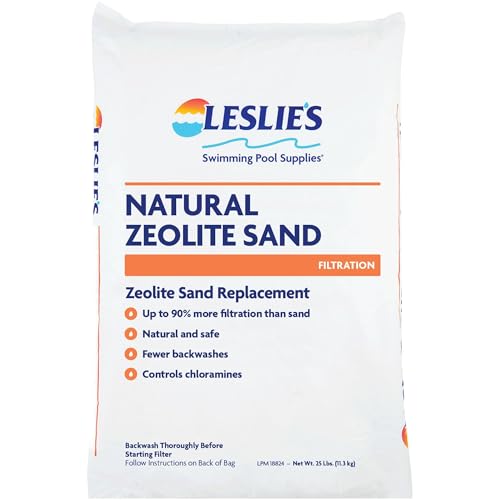 Leslies Natural Zeolite Pool Filter Sand 25 lbs LPM18824